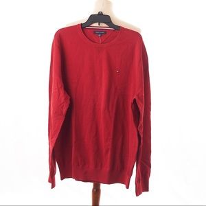 Tommy Hilfiger Crewneck Pullover Sweater Red XXL